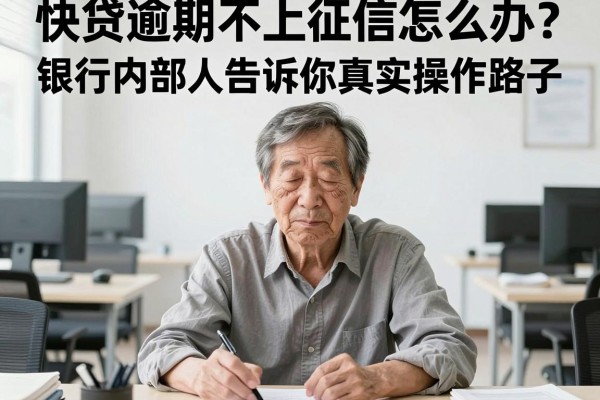 快贷逾期不上征信怎么办？银行内部人告诉你真实操作路子