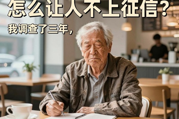 怎么让人不上征信？我调查了三年，答案有点残酷