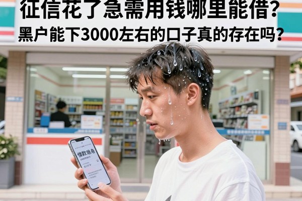 征信花了急需用钱哪里能借？黑户能下3000左右的口子真的存在吗？这篇文章告诉你答案