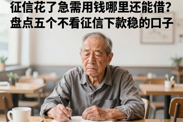 征信花了急需用钱哪里还能借？盘点五个不看征信下款稳的口子