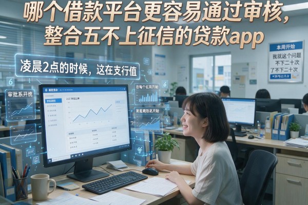 哪个借款平台更容易通过审核，整合五个不上征信的贷款app