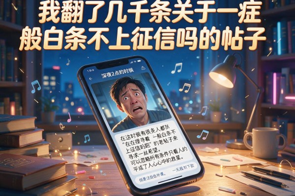 我翻了几千条关于一般白条不上征信吗的帖子，发现很多人对无视一切是人就下款平台的误解太深