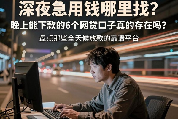深夜急用钱哪里找？晚上能下款的6个网贷口子真的存在吗？盘点那些全天候放款的靠谱平台