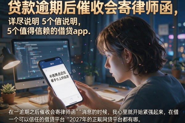 贷款逾期后催收会寄律师函，详尽说明5个值得信赖的借贷app