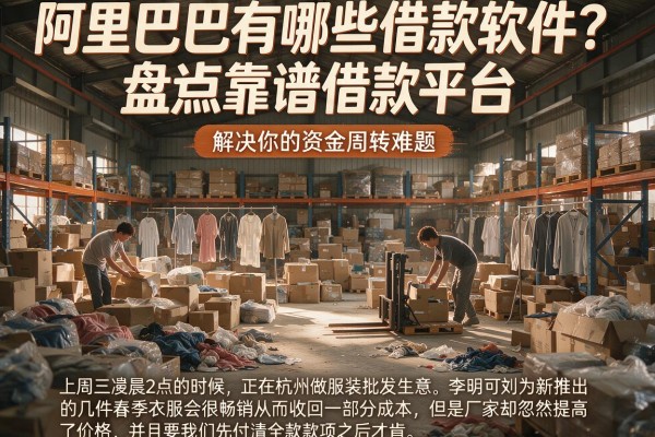 阿里巴巴有哪些借款软件？盘点靠谱借款平台，解决你的资金周转难题