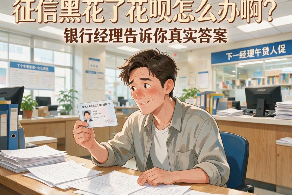 征信黑花了花呗怎么办啊？银行经理告诉你真实答案