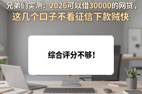 兄弟们实测：2026可以借30000的网贷，这几个口子不看征信下款贼快