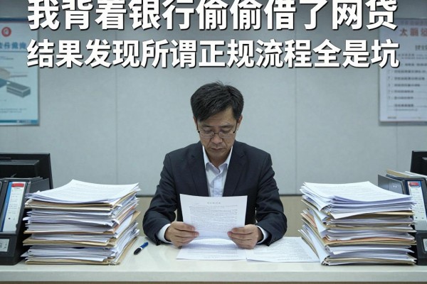 我背着银行偷偷借了网贷，结果发现所谓正规流程全是坑