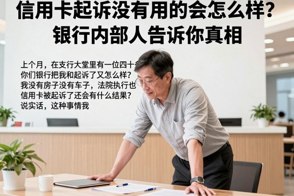 信用卡起诉没有用的会怎么样？银行内部人告诉你真相