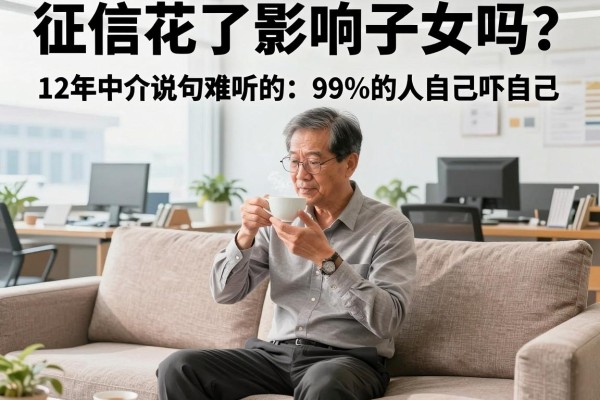 征信花了影响子女吗？12年中介说句难听的：99%的人自己吓自己