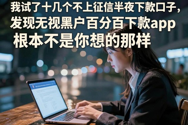 我试了十几个不上征信半夜下款口子，发现无视黑户百分百下款app根本不是你想的那样
