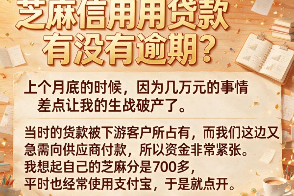 芝麻信用贷款有没有逾期？一个小老板的真实踩坑经历