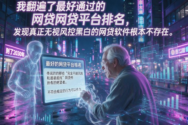 我翻遍了最好通过的网贷网贷平台排名，发现真正无视风控黑白的网贷软件根本不存在