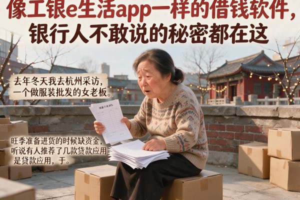 像工银e生活app一样的借钱软件，银行人不敢说的秘密都在这