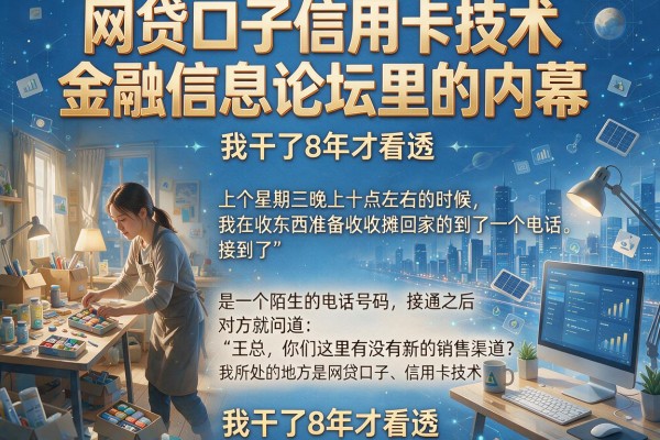 网贷口子信用卡技术金融信息论坛里的内幕,我干了8年才看透