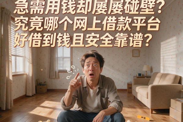 急需用钱却屡屡碰壁？究竟哪个网上借款平台好借到钱且安全靠谱？