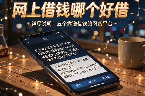 网上借钱哪个好借，详尽说明五个靠谱借钱的网贷平台