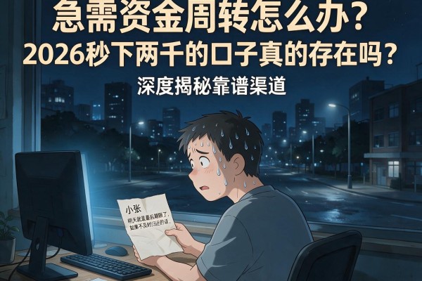 急需资金周转怎么办？2026秒下两千的口子真的存在吗？深度揭秘靠谱渠道