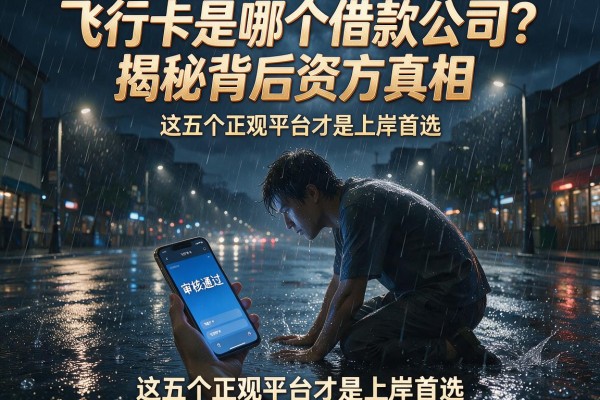 飞行卡是哪个借款公司?揭秘背后资方真相,这五个正规平台才是上岸首选