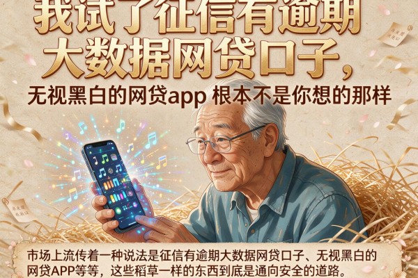 我试了征信有逾期大数据网贷口子，发现无视黑白的网贷app根本不是你想的那样