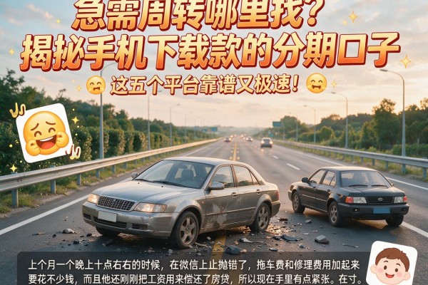 急需周转哪里找?揭秘手机下载款的分期口子,这五个平台靠谱又极速!