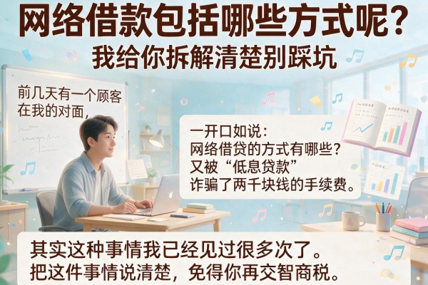 网络借款包括哪些方式呢？我给你拆解清楚别踩坑