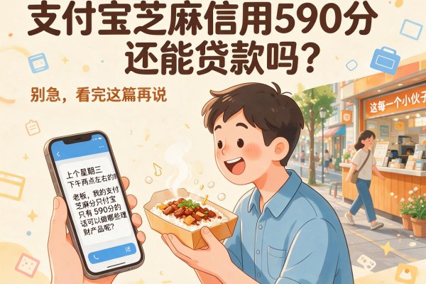 支付宝芝麻信用590分还能贷款吗?别急,看完这篇再说