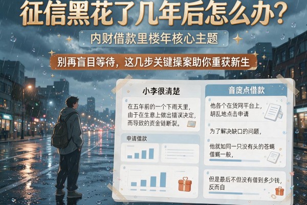 征信黑花了几年后怎么办？别再盲目等待，这几步关键操作助你重获新生