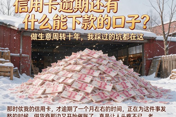 信用卡逾期还有什么能下款的口子?做生意周转十年,我踩过的坑都在这
