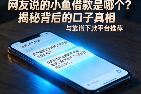 网友说的小鱼借款是哪个？揭秘背后的口子真相与靠谱下款平台推荐