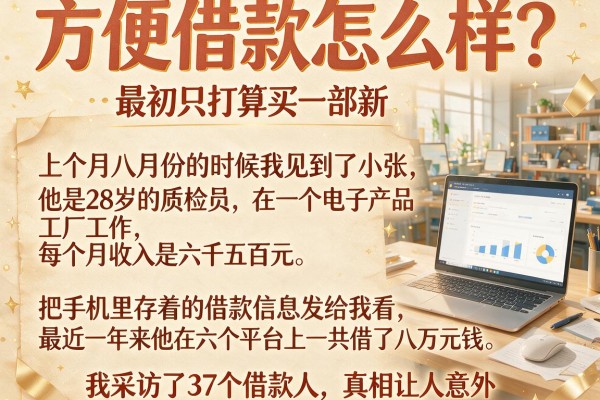 方便借款怎么样?我采访了37个借款人,真相让人意外
