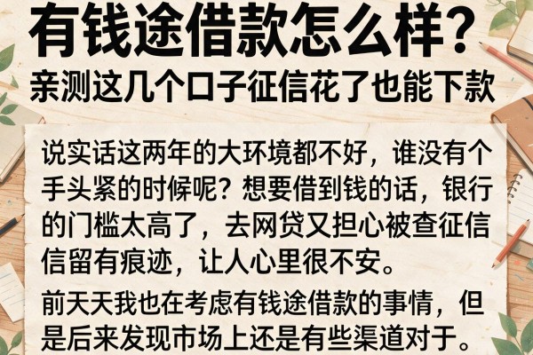 有钱途借款怎么样？亲测这几个口子征信花了也能下款