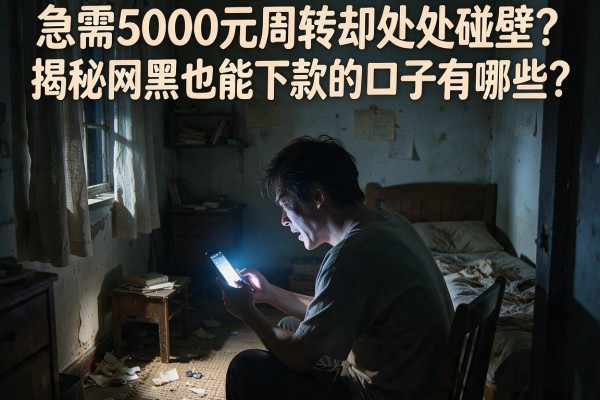 急需5000元周转却处处碰壁？揭秘网黑也能下款的口子有哪些？