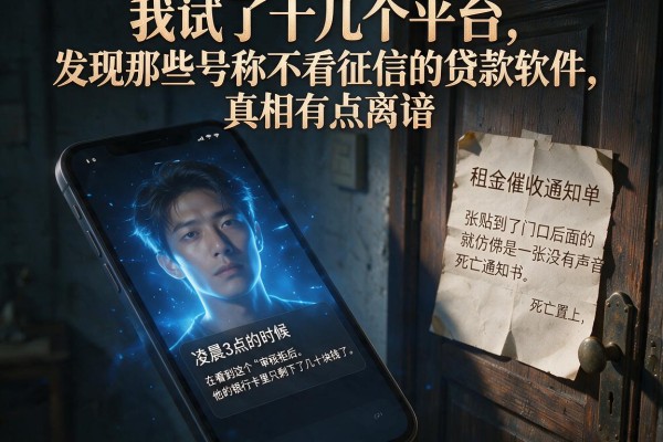 我试了十几个平台，发现那些号称不看征信的贷款软件，真相有点离谱