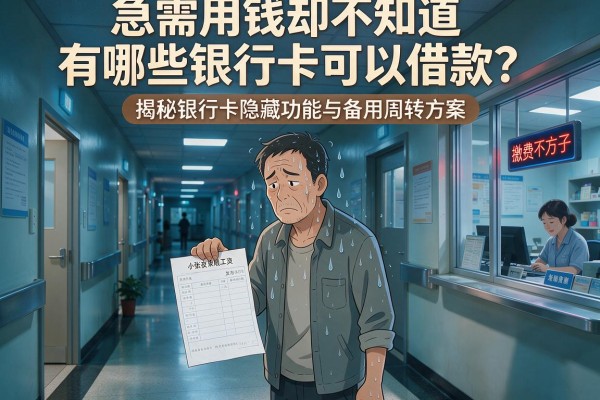 急需用钱却不知道有哪些银行卡可以借款?揭秘银行卡隐藏功能与备用周转方案