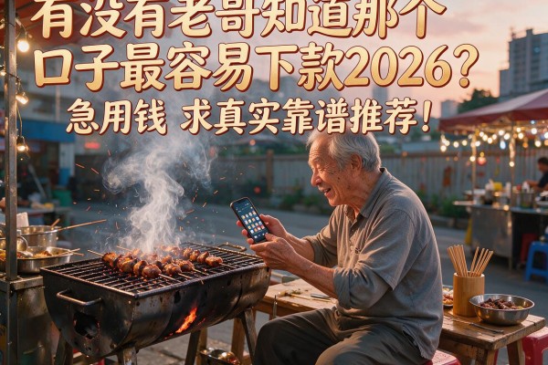 有没有老哥知道那个口子最容易下款2026？急用钱求真实靠谱推荐！