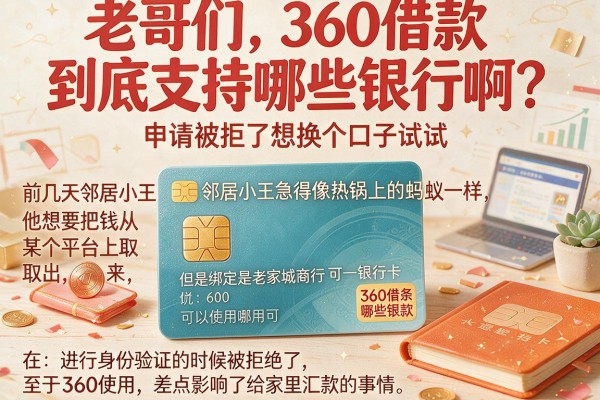 老哥们，360借款到底支持哪些银行啊？申请被拒了想换个口子试试