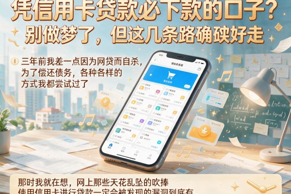 凭信用卡贷款必下款的口子？别做梦了，但这几条路确实好走