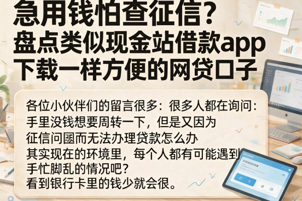 急用钱怕查征信？盘点类似现金站借款app下载一样方便的网贷口子