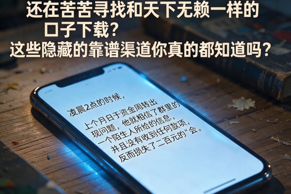 还在苦苦寻找和天下无赖一样的口子下载？这些隐藏的靠谱渠道你真的都知道吗？