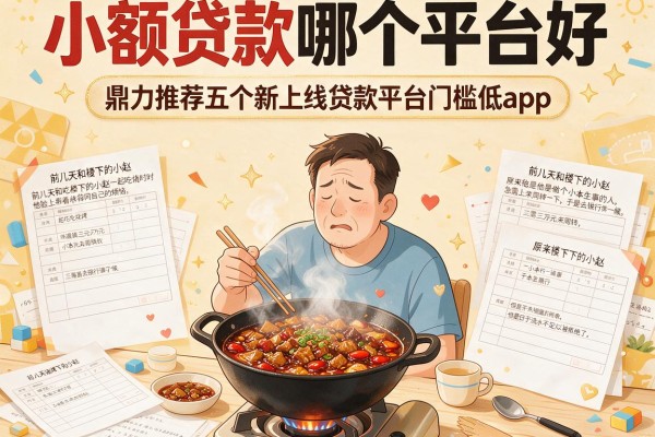 小额贷款哪个平台好,鼎力推荐五个新上线贷款平台门槛低app