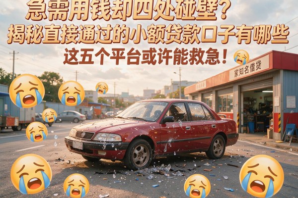 急需用钱却四处碰壁？揭秘直接通过的小额贷款口子有哪些，这五个平台或许能救急！