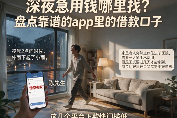 深夜急用钱哪里找？盘点靠谱的app里的借款口子，这几个平台下款快门槛低