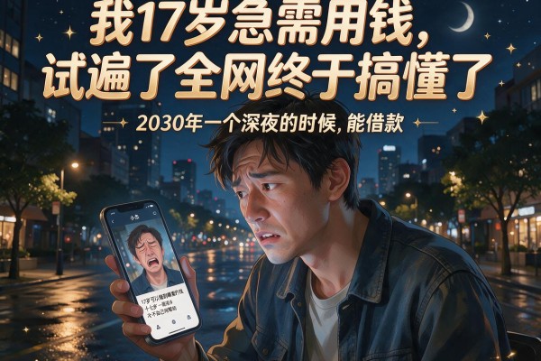 我17岁急需用钱，试遍了全网终于搞懂了哪些软件能借款