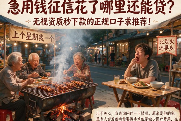 急用钱征信花了哪里还能贷？无视资质秒下款的正规口子求推荐！