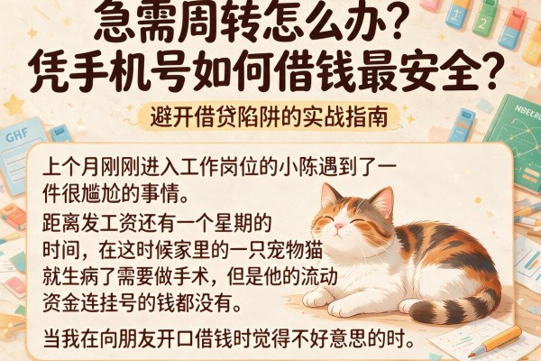 急需周转怎么办？凭手机号如何借钱最安全？避开借贷陷阱的实战指南