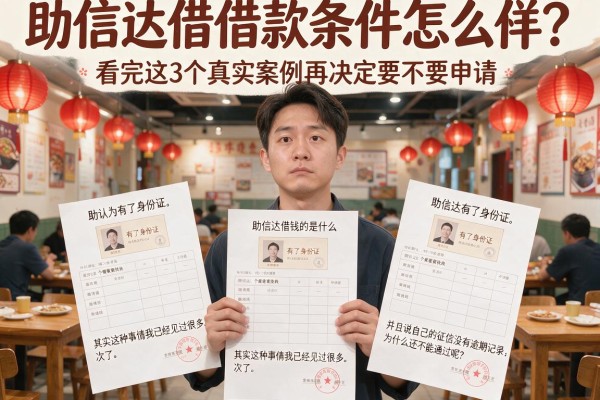 助信达借借款条件怎么样？看完这3个真实案例再决定要不要申请