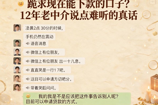 跪求现在能下款的口子？12年老中介说点难听的真话