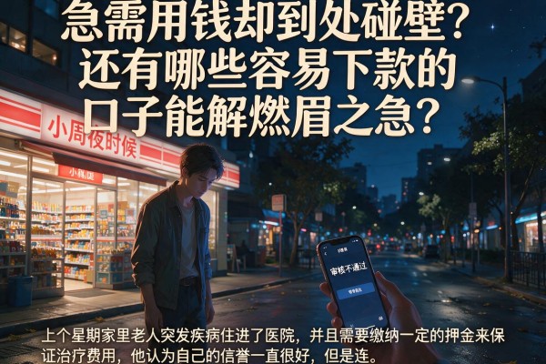 急需用钱却到处碰壁?还有哪些容易下款的口子能解燃眉之急?