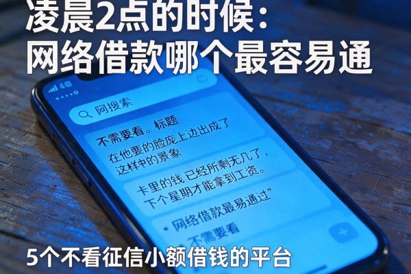 网络借款哪个最容易通，细致阐述5个不看征信小额借钱的平台